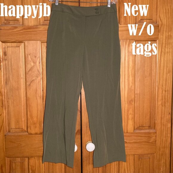 NWOT Vintage Laura Scott Flat Panel Dress Career Pants Size 14P - Picture 1 of 8